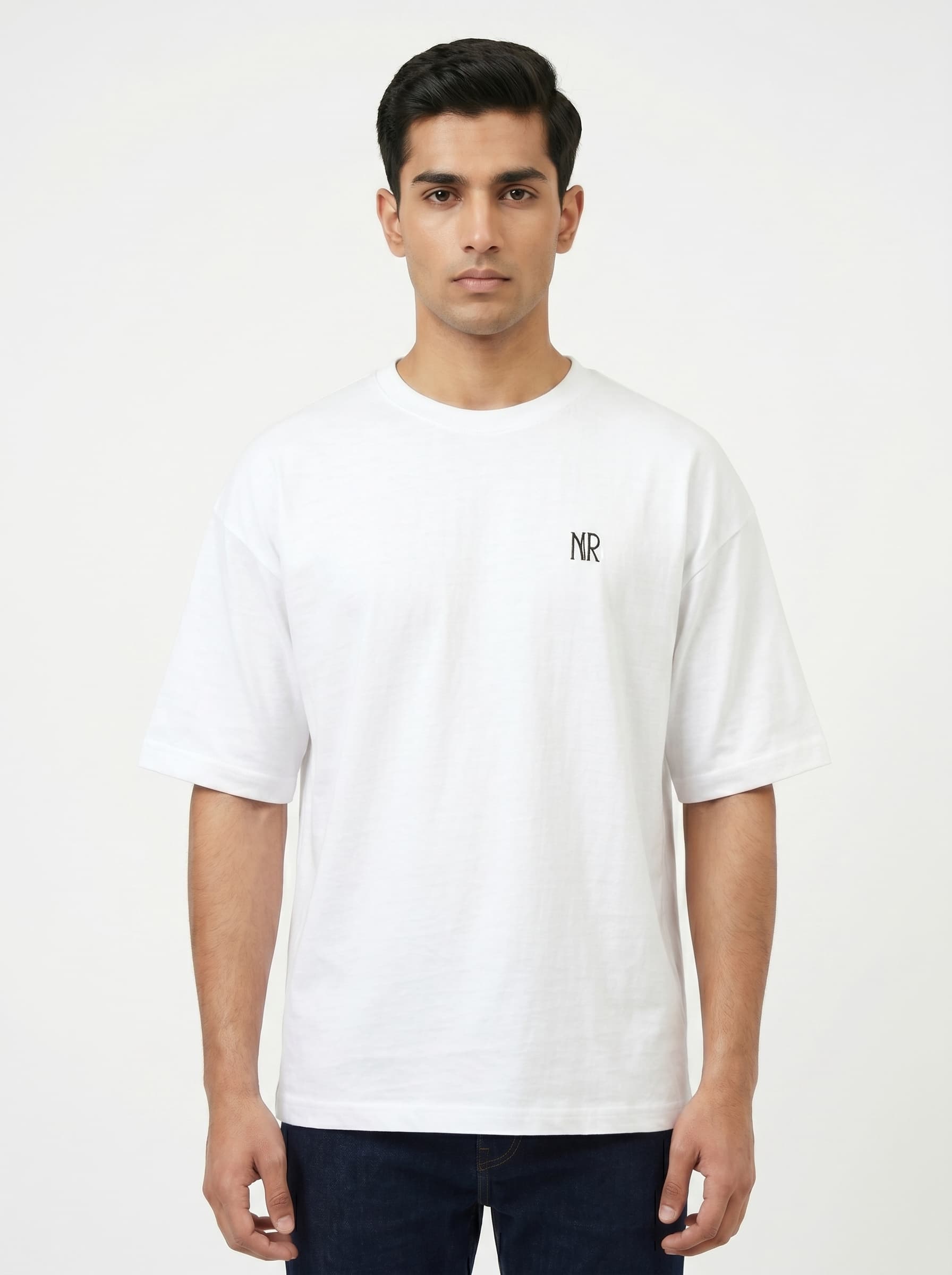 White Plain Baggy T-Shirt