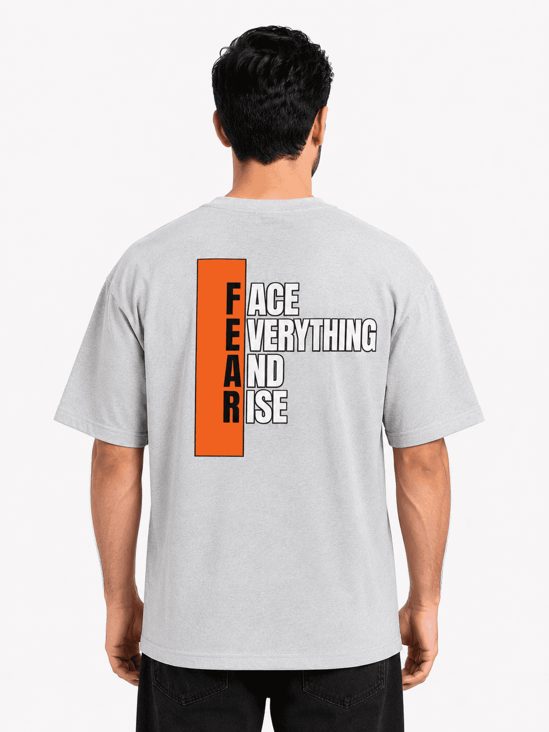 FEAR AND RISE GRAPHIC T-SHIRT