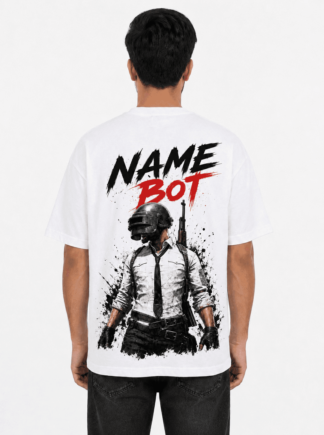 PUBG BOT GRAPHIC T-SHIRT