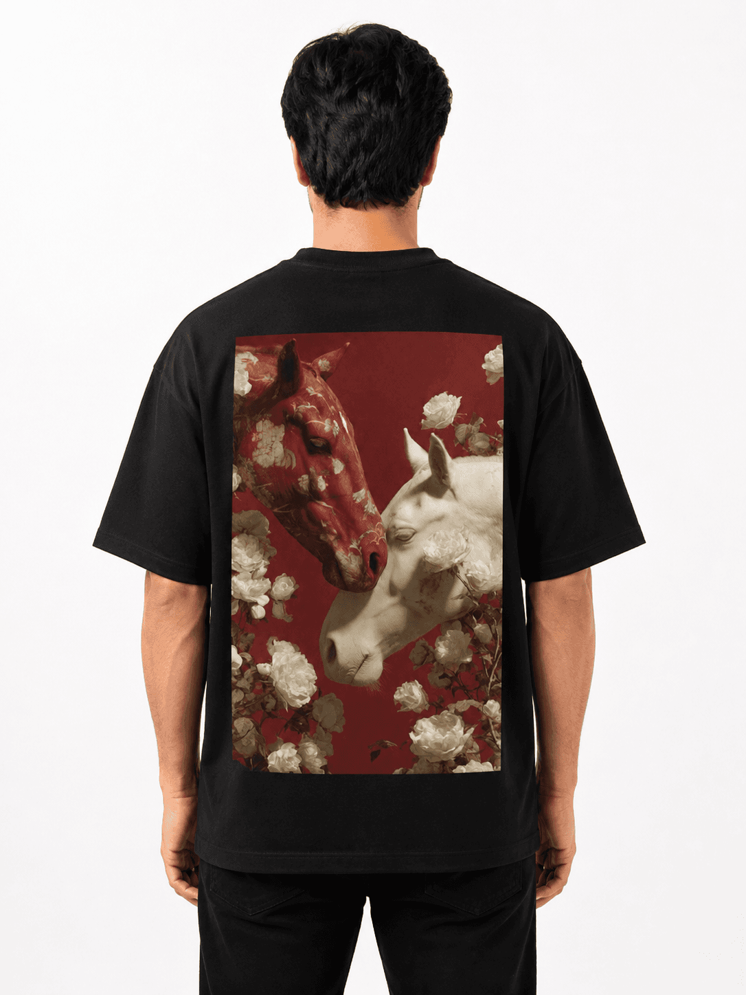 CRIMSON STALLION GRAPHIC T-SHIRT